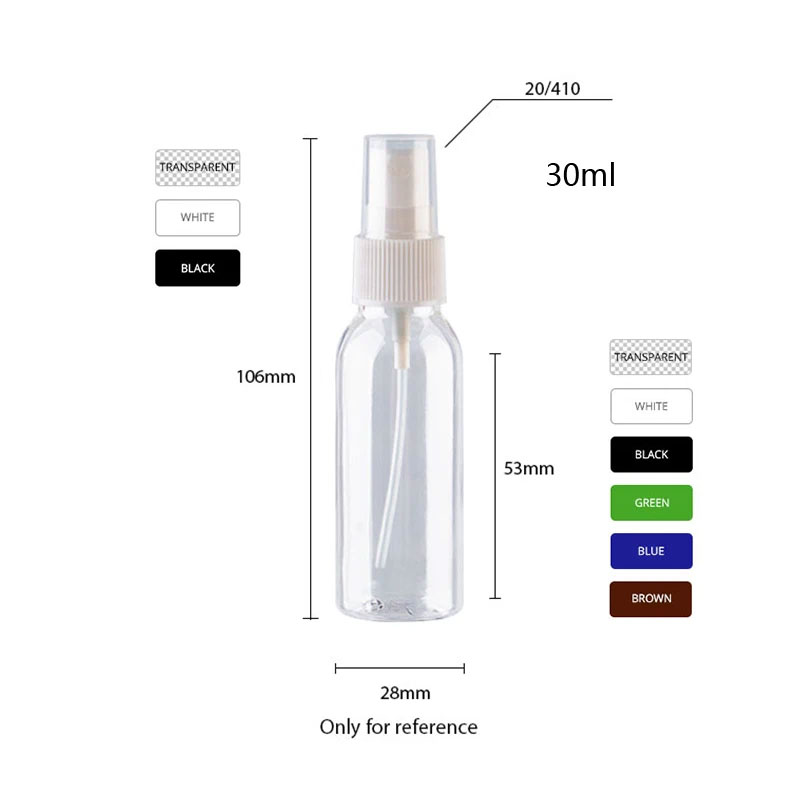 30pcs 30ml 50ml 60ml 100ml Spr - Misting Bottle Fine ulasan dan harga