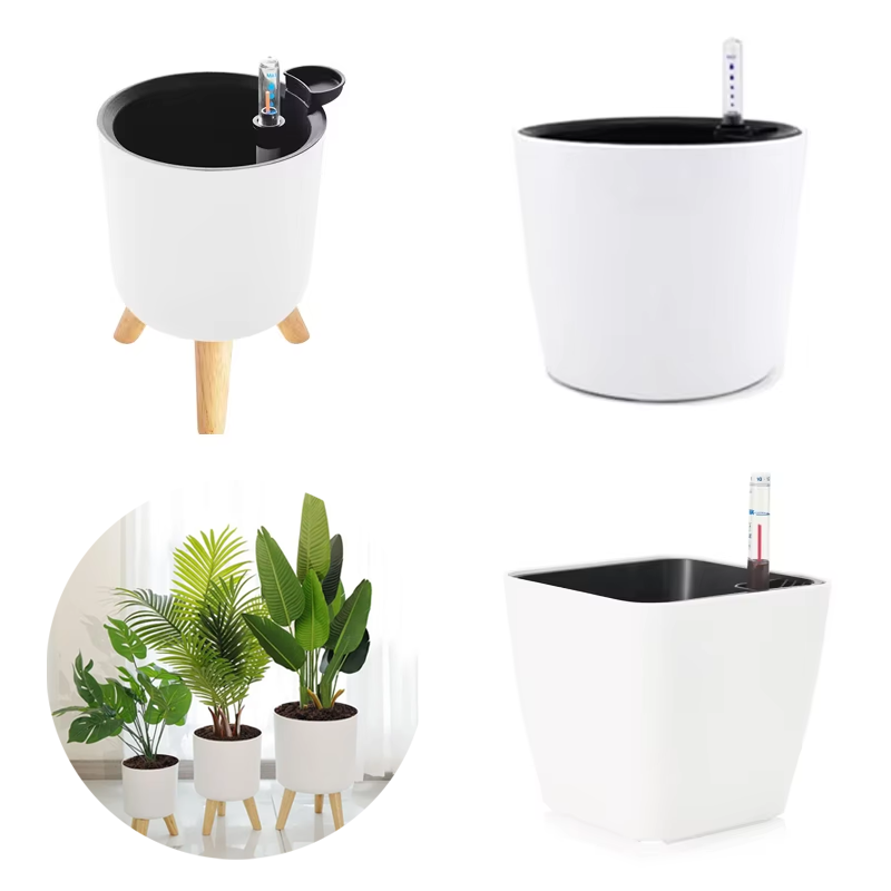 1PC Indoor Plastic Flowerpot S - Self Watering Insert ulasan dan harga