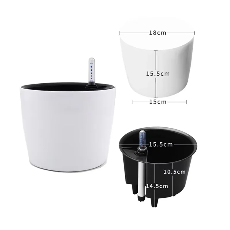 1PC Indoor Plastic Flowerpot S - Self Watering Insert ulasan dan harga