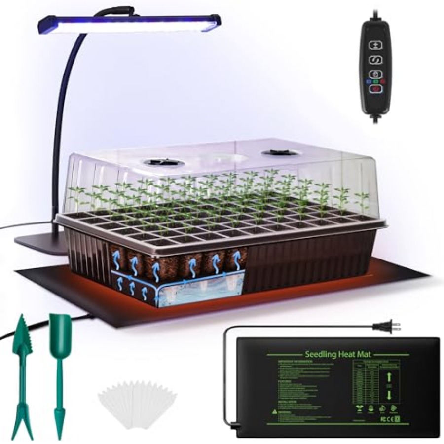 60-Cell Self-Watering Seed Sta - Humidity Dome Kit ulasan dan harga