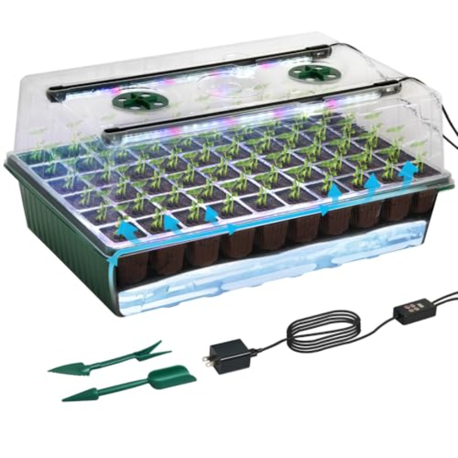 Seed Starter Tray with Grow Li - Humidity Dome Kit ulasan dan harga