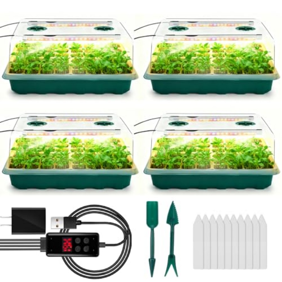 Seed Starter Tray with Grow Li - Humidity Dome Kit ulasan dan harga