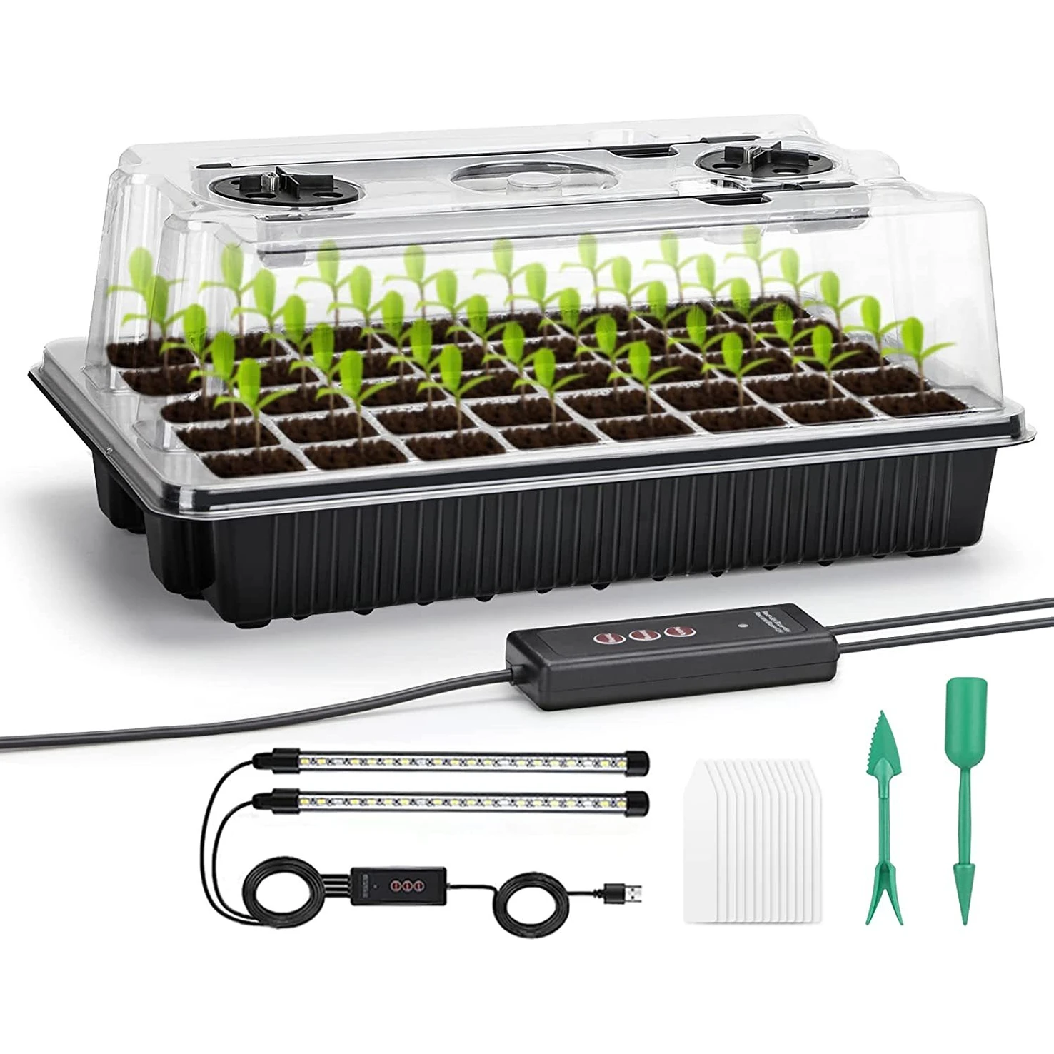 1 Set, Seed Starter Trays With - Humidity Dome Kit ulasan dan harga