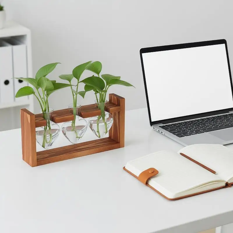 〔20E〕|Tabletop Glass Planter P - Propagation Station Vase ulasan dan harga