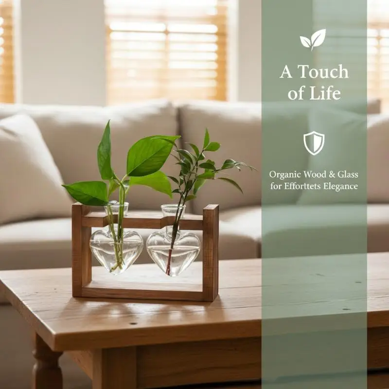 〔20E〕|Tabletop Glass Planter P - Propagation Station Vase ulasan dan harga